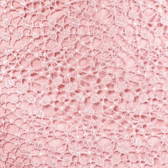 Burgundy 3/4 Sleeve Crochet Lace Dress - Picture 14 of 14